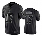 Men's Las Vegas Raiders #17 Davante Adams Black Reflective Limited Stitched Football Jersey,baseball caps,new era cap wholesale,wholesale hats